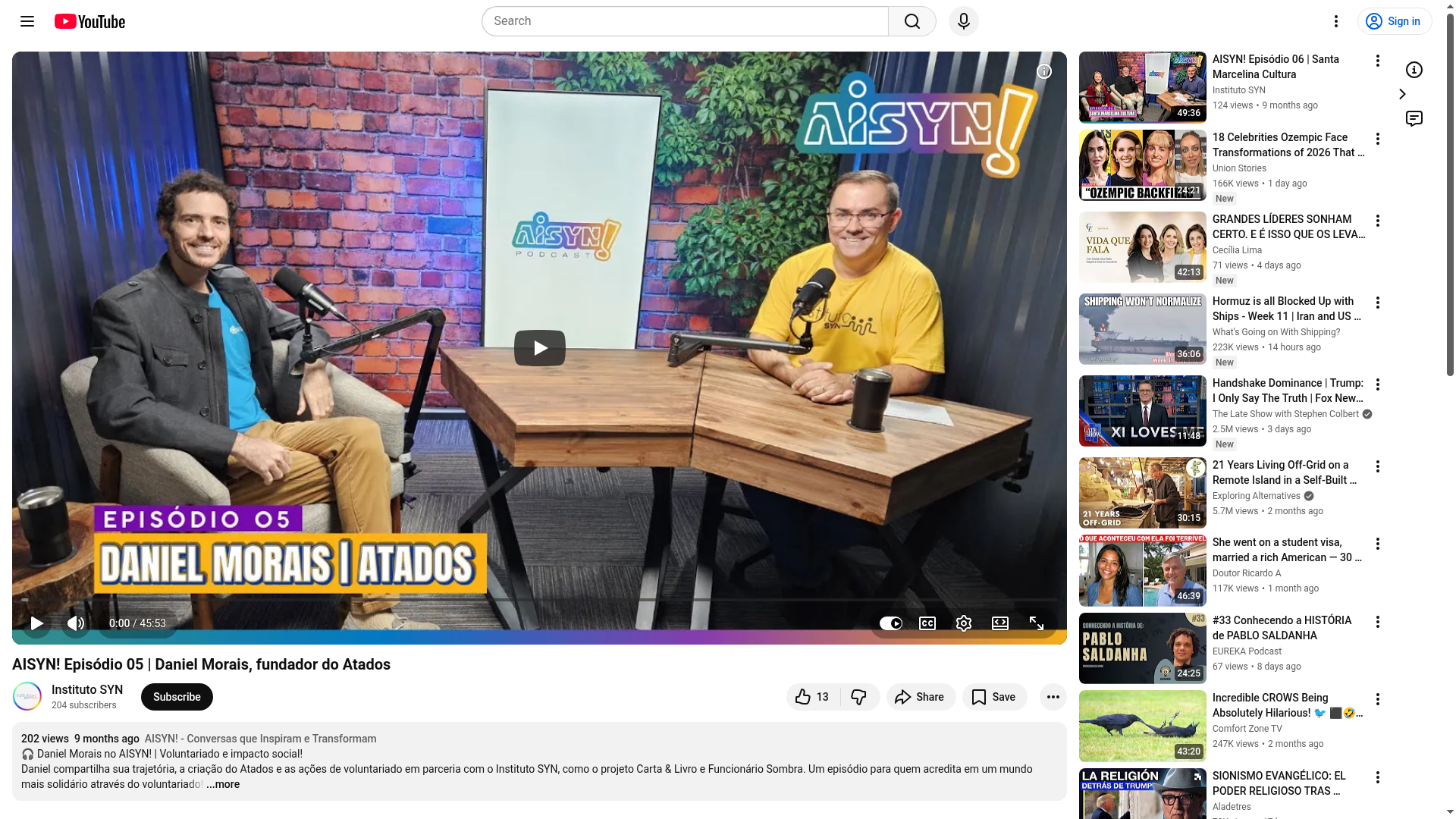 AISYN! — Conversas que Inspiram e Transformam (com Daniel Morais)