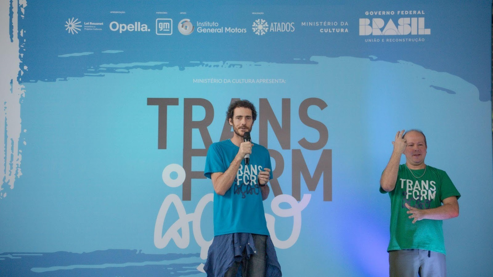 Daniel Morais Assunção em palestra na Ministério da Cultura