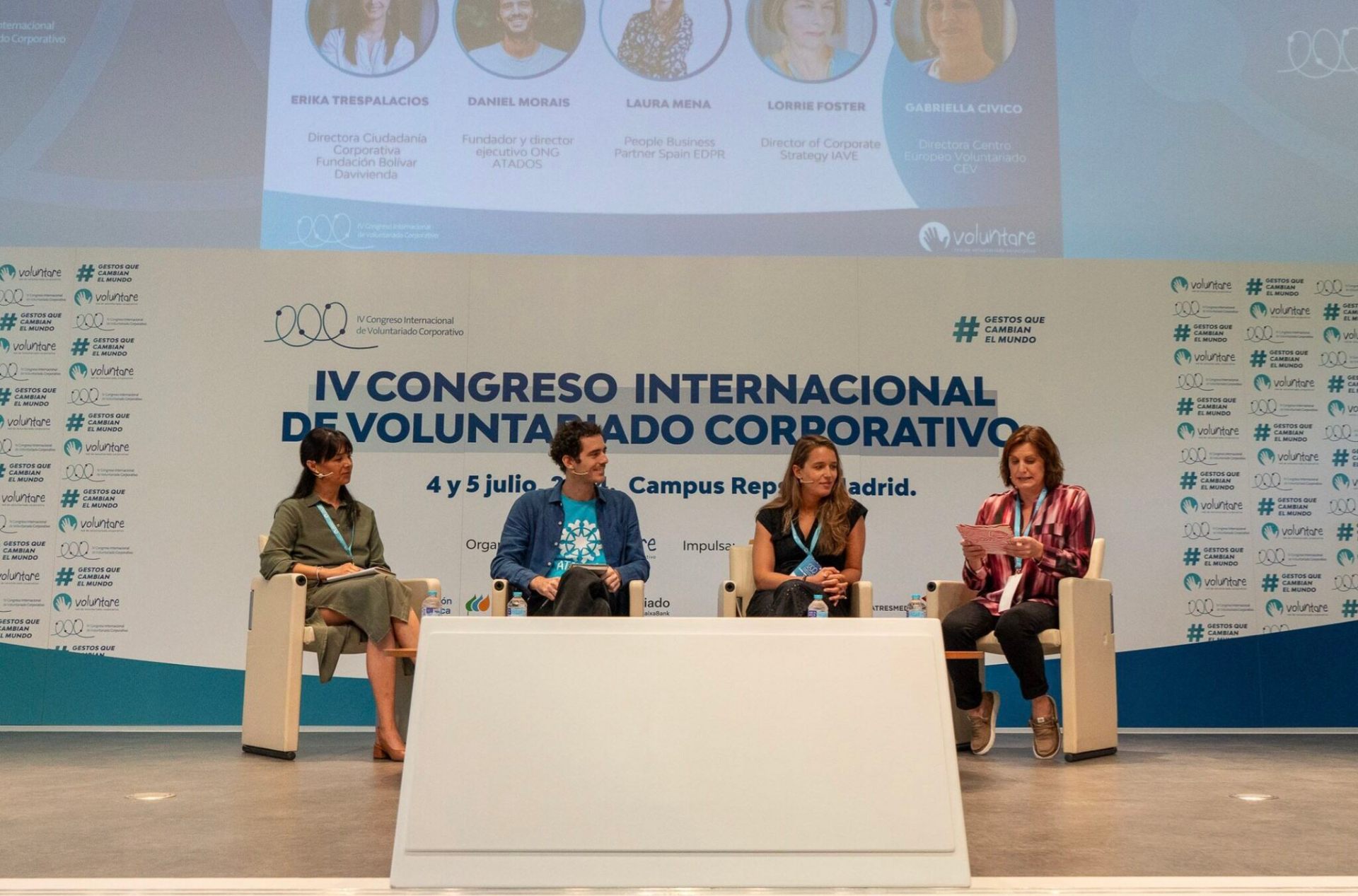 Daniel Morais Assunção em palestra na Voluntare (Madrid)